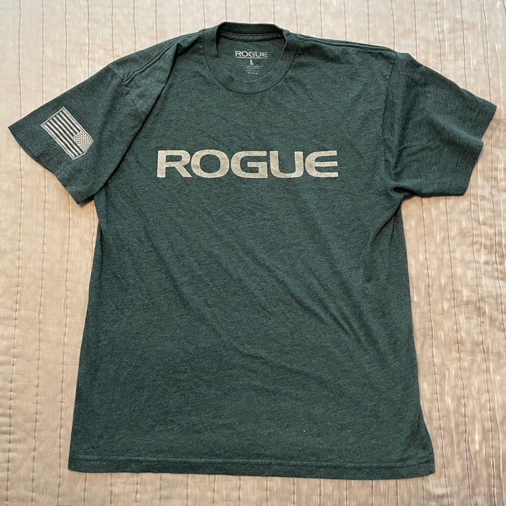 Rogue Fitness Basic Shirt - Heathered Green